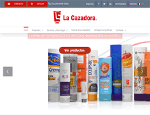 Tablet Screenshot of lacazadora.com.mx